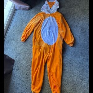 Womens size small fox hoodie costume onesie